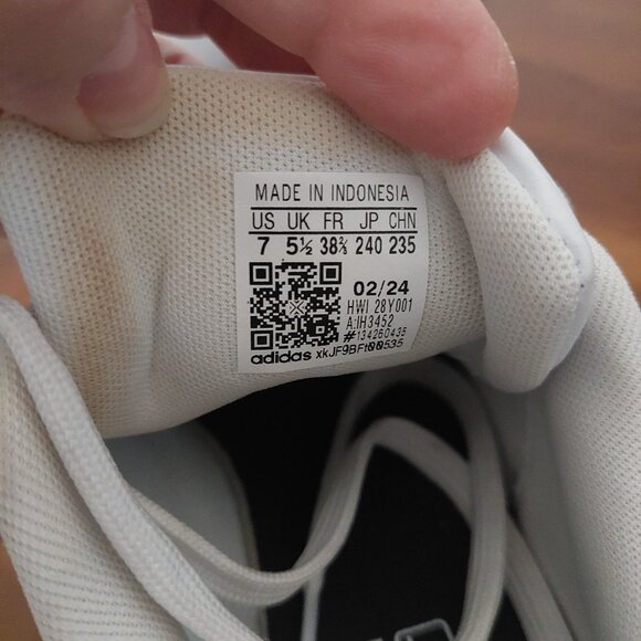 Adidas Advantage 2.0 Women Tennis Shoes White Navy Blue Lace Up Comfort Sz 7 EUC - Picture 10 of 11